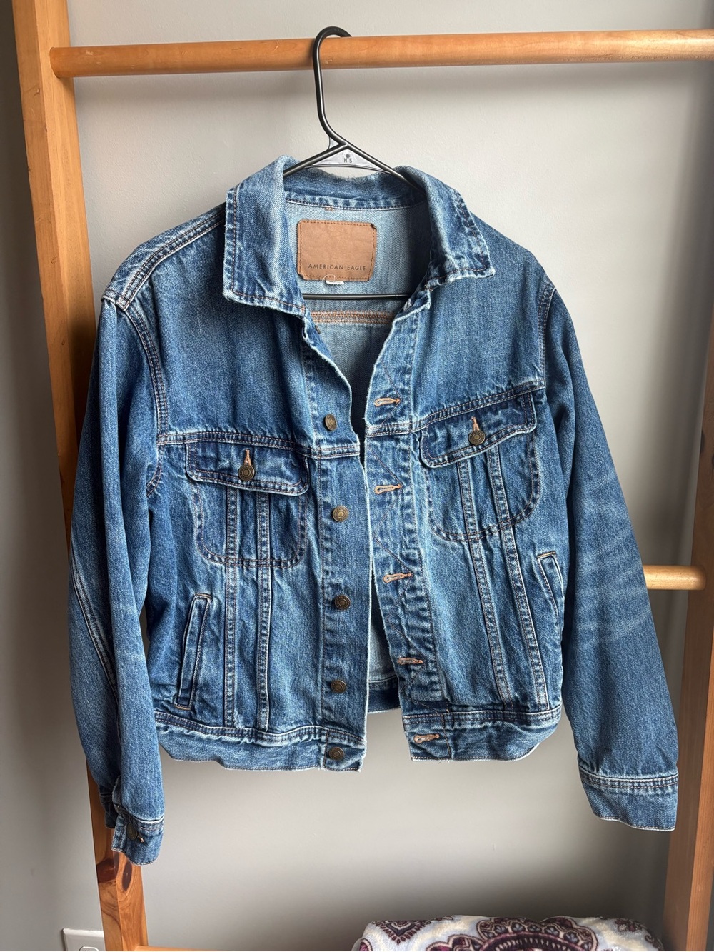 American Eagle Outfitters Medium Blue Denim Jacket
